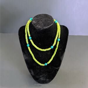Christopher & Banks Beaded Statement Necklace – 30”